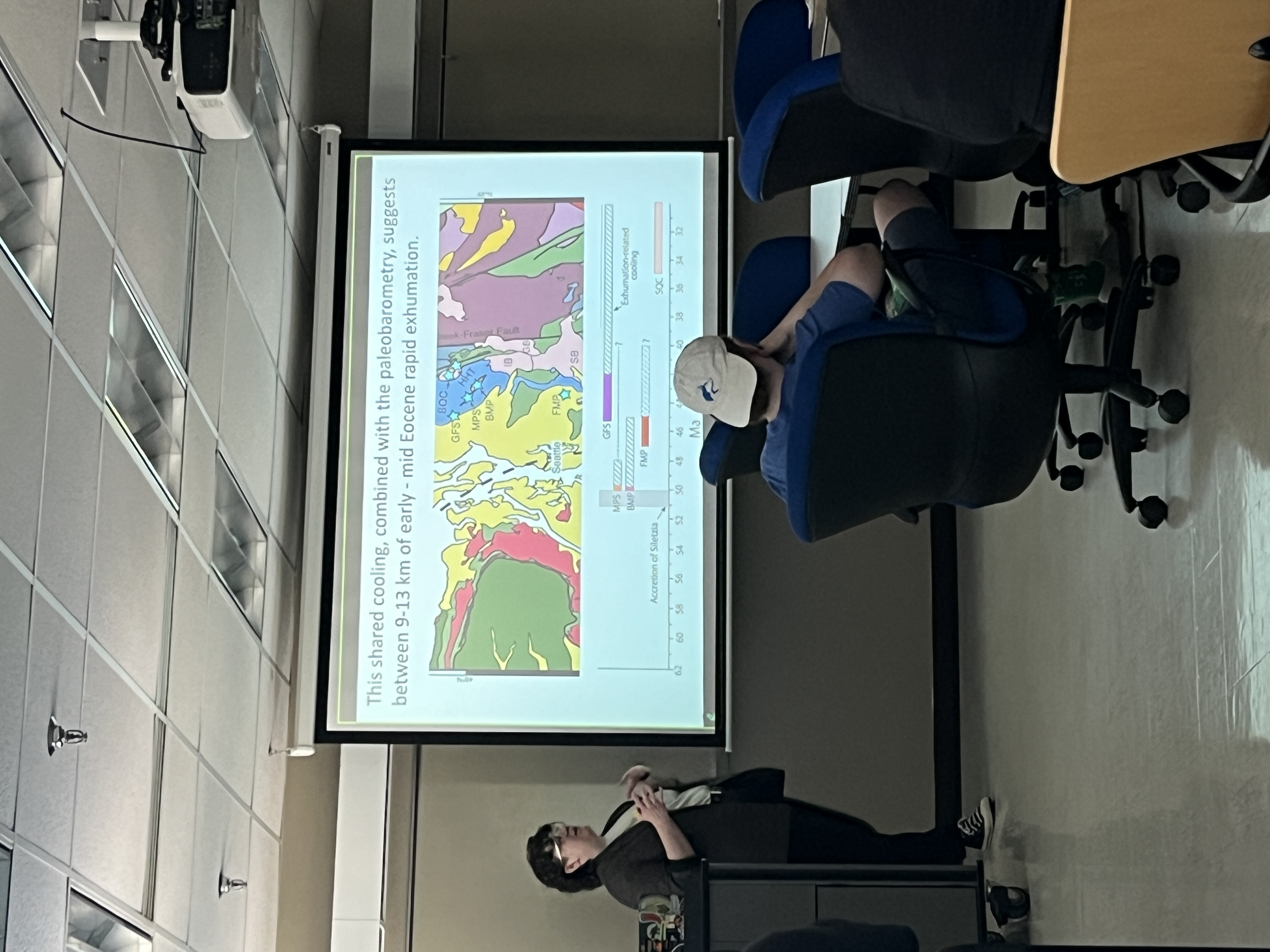 Addison giving their defense talk