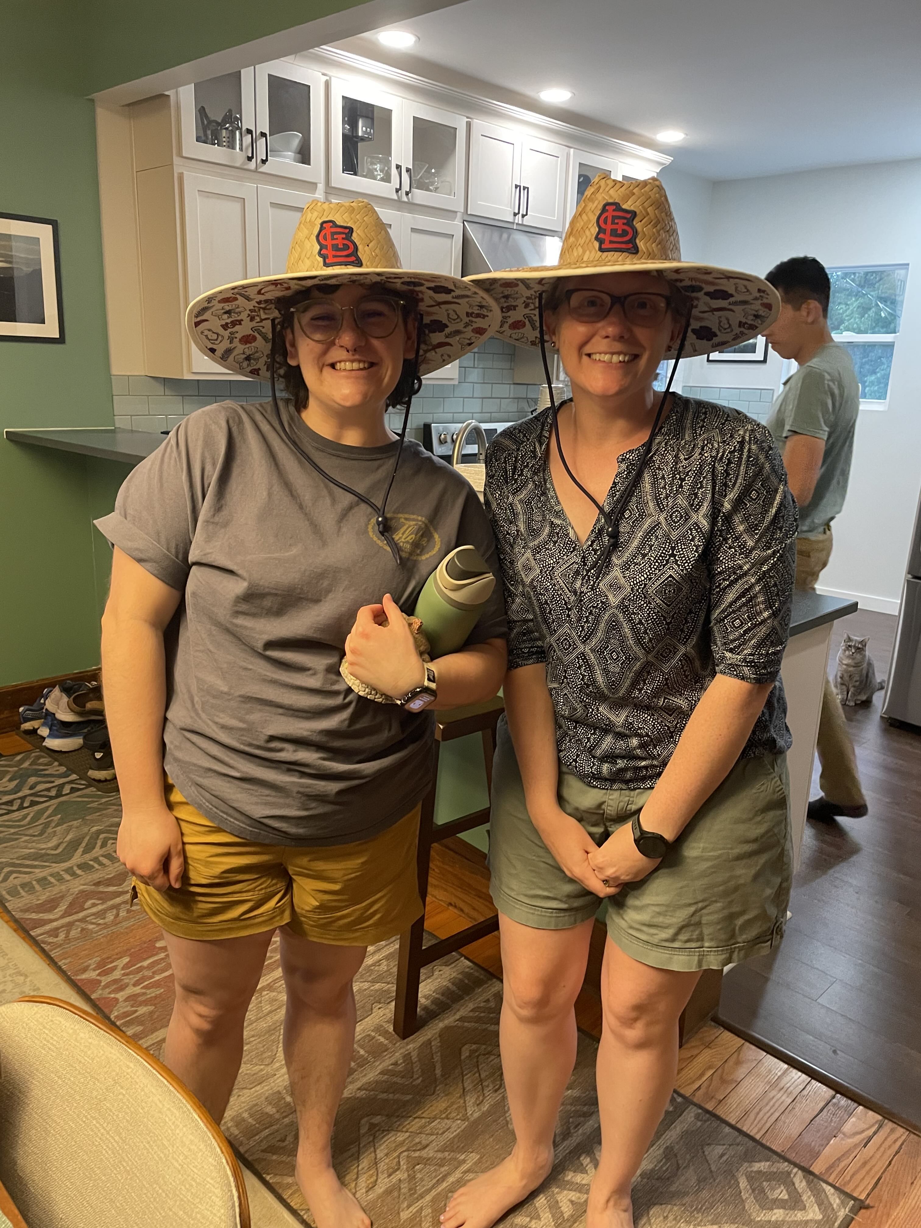 Addison and Marissa at post-defense celebration
